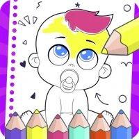 Lio Cute Babies Coloring Book