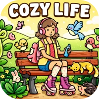 Cozy Life Coloring Book
